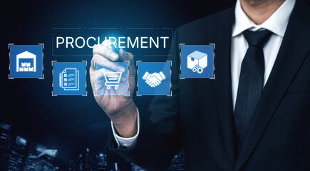 The business procurement process for strategic sourcing. This includes purchasing, supply chain management, contract negotiation, and logistics from warehouse to delivery. Fermion