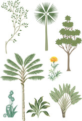 png trees pichwai art elements