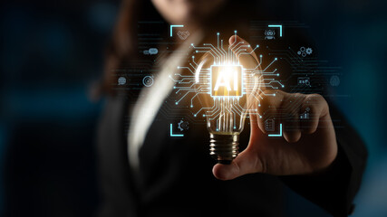 An AI platform for business integration. Central processor powers automated processes like contract management, chatbot services, and partnership solutions, all built on a foundation of code. Fermion