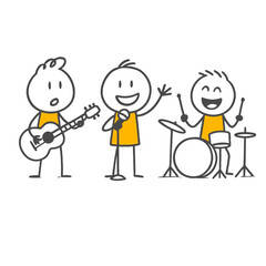 A Trio Consisting of Guitar Drums and Vocalist The Power of Rhythm and Melody.