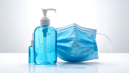 Protective equipment like face masks and hand sanitizers for safety