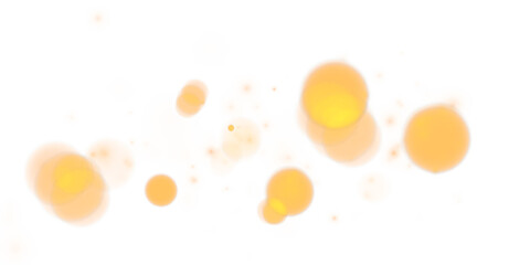 Sparkling gold glitter PNG with glowing bokeh effect