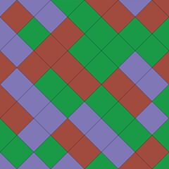 Colorful Diamond Pattern Background geometric seamless texture tile abstract design green purple brown shape rhombus repeat backdrop