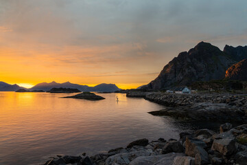 Sunset in Lofoten
