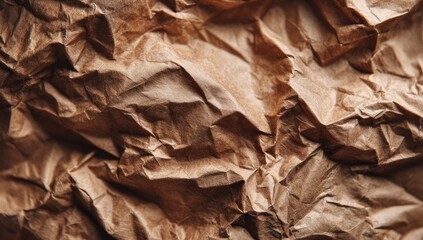 Crinkled brown paper texture (1)