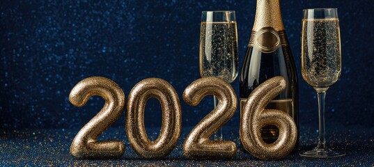 Gold 2026 New Year's Celebration