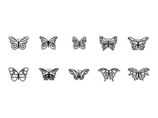 Aesthetic Butterfly Silhouette