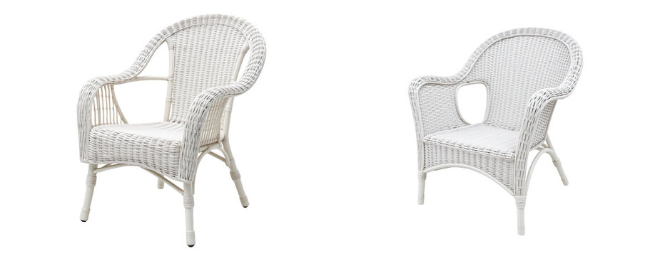 Elegant White Wicker Chairs for Stylish Indoor and Outdoor Spaces