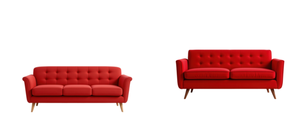 Stylish Red Sofas with Elegant Design for Modern Living Spaces