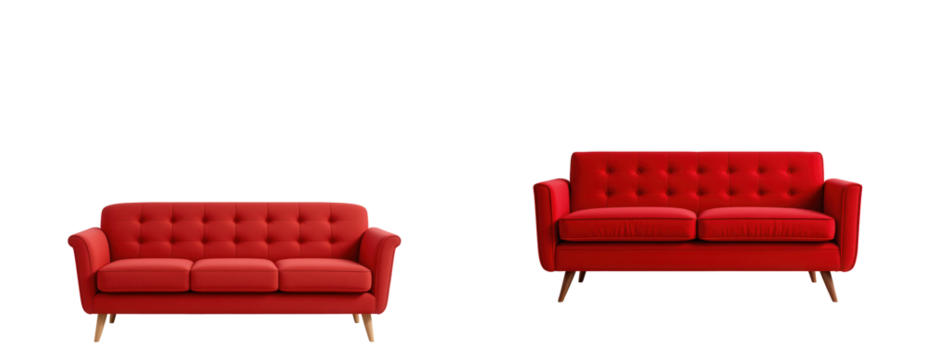 Stylish Red Sofas with Elegant Design for Modern Living Spaces
