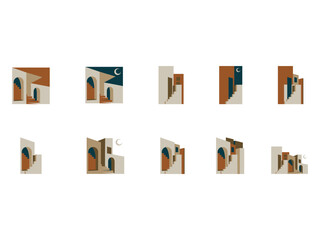 Minimalist Arch Background Poster