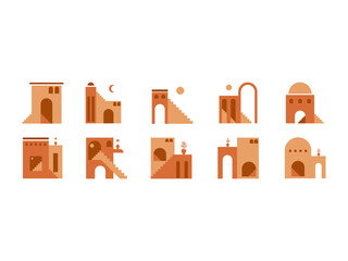 Architechtural Boho Illustration