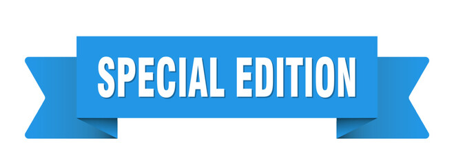 special edition ribbon isolated on transparent background. special edition ribbon