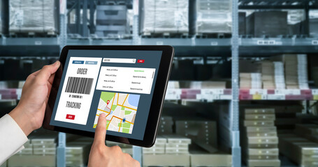 Delivery tracking system for e-commerce and modish online business to timely goods transportation...