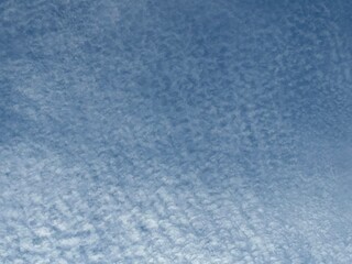 Serene Clouds at Sunset Sky