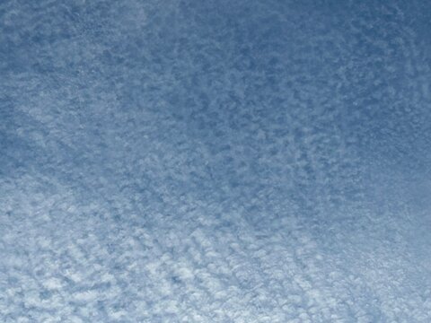 Serene Clouds at Sunset Sky