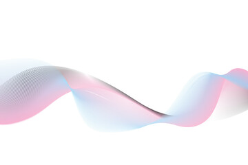 abstract waves design element