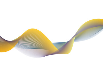 abstract waves design element