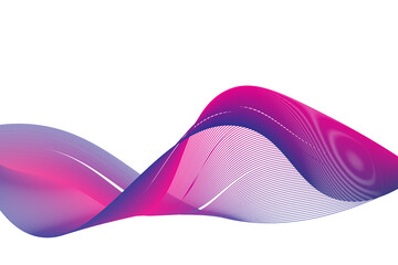 abstract waves design element
