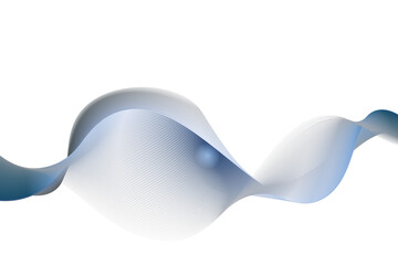 abstract waves design element