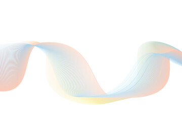 abstract waves design element