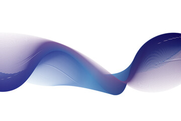 abstract waves design element