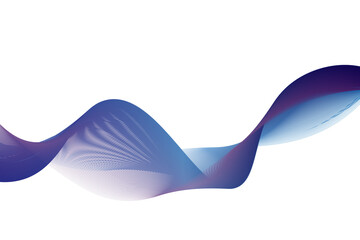 abstract waves design element