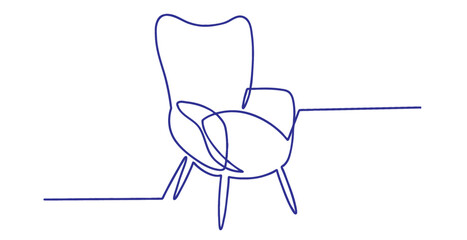 Furniture line art