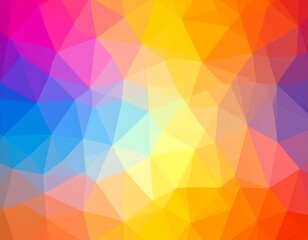 Fototapeta premium Low Poly Vector Abstract Triangular Background