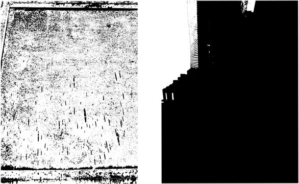Black ink spot background. Overlay effect for graphic design artwork. Grunge texture. Dust, noise, scratches, grain, vignette.