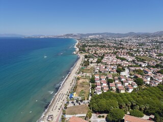 Aerial view of beautiful landscape