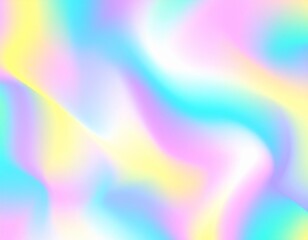 Obraz premium Colorful Holographic Vector Texture