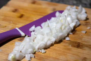 Chopping up Onions