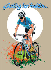 cyclist riding a bicycle