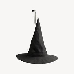 Fototapeta premium Black witch hat hanging hook