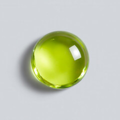 Green glass sphere ball marbles 