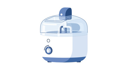 Fototapeta premium Stylized Illustration of a Countertop Ice Cream Maker for Delicious Treat