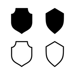 Shield icon vector illustration. Protection icon. Security sign and symbol