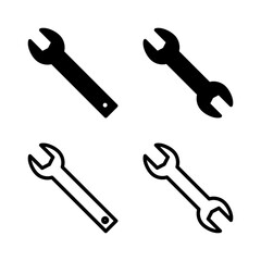 Wrench icon vector illustration. repair icon. tools sign and symbol