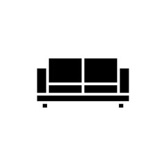 Sofa icon vector for web and mobile app. sofa sign and symbol. furniture icon