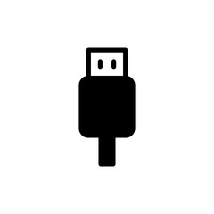 Usb icon vector for web and mobile app. Flash disk sign and symbol. flash drive sign.