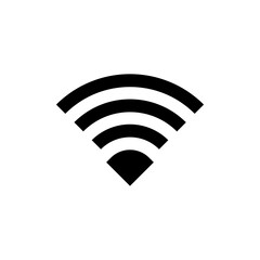 Wifi icon vector for web and mobile app. signal sign and symbol. Wireless  icon