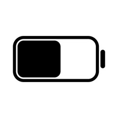 half battery icon © Fauzul