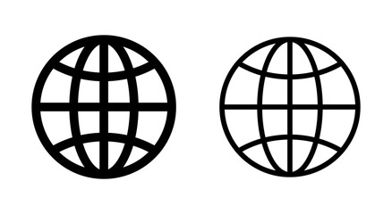 Web icon symbol for apps and websites. go to web sign and symbol. web click icon. Global search icon