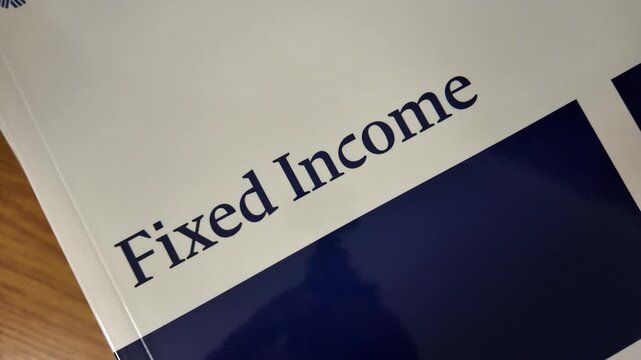 Fixed income, bonds, predictable fixed interest payment over a set period. High quality 4k footage