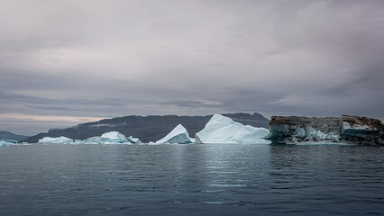 Breathtaking landscapes, Narsarsuaq Southern Greenland, with beautiful  views of the Qooroq Ice...