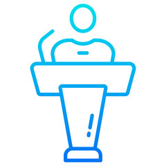 orator gradient icon