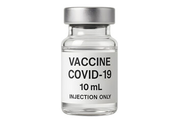 COVID-19 vaccine vial, a symbol of medical progress and health security. 