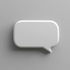 Rounded Rectangle Outline white illustration speech.