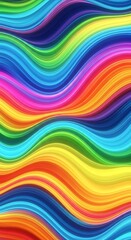 Obraz premium Colorful Wavy Abstract Background.